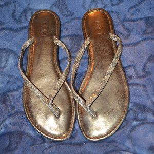 LOFT Snakeskin Sandals Size 8